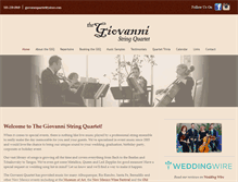 Tablet Screenshot of giovanniquartet.com